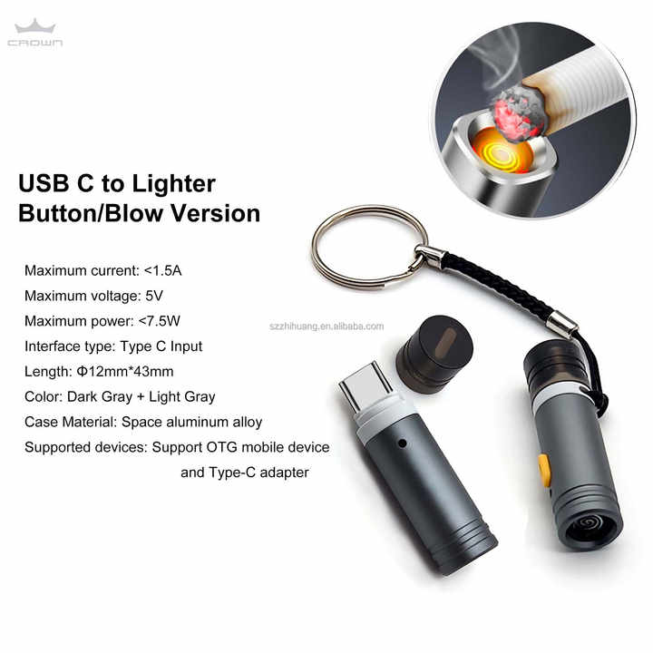 Type C Mini Cigarette Lighter