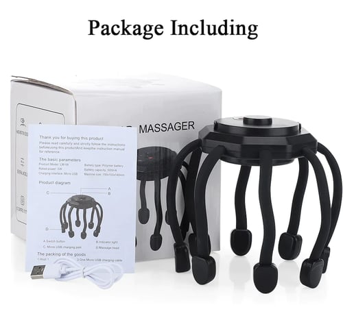 360°  Ultra Scalp Massager