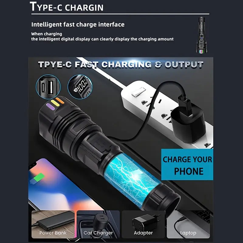 LED Rechargeable Flashlight